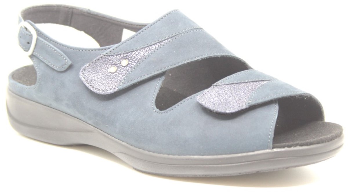 Solidus -Dames donker sandalen Blauw