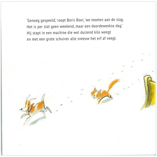 Boer Boris - Boer Boris in de sneeuw