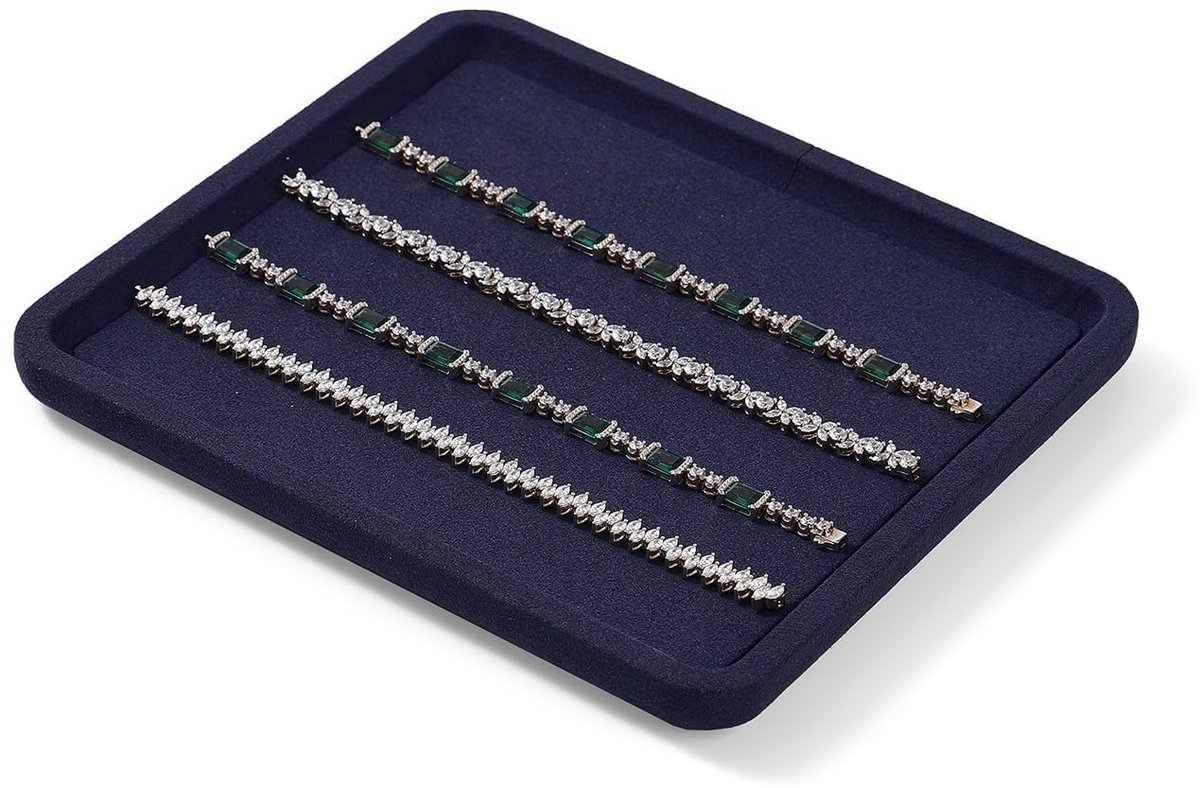 Ibenzoa® Stijlvolle en Stapelbare Sieraden Organizer voor Optimaal Behoud en Presentatie van Sieraden