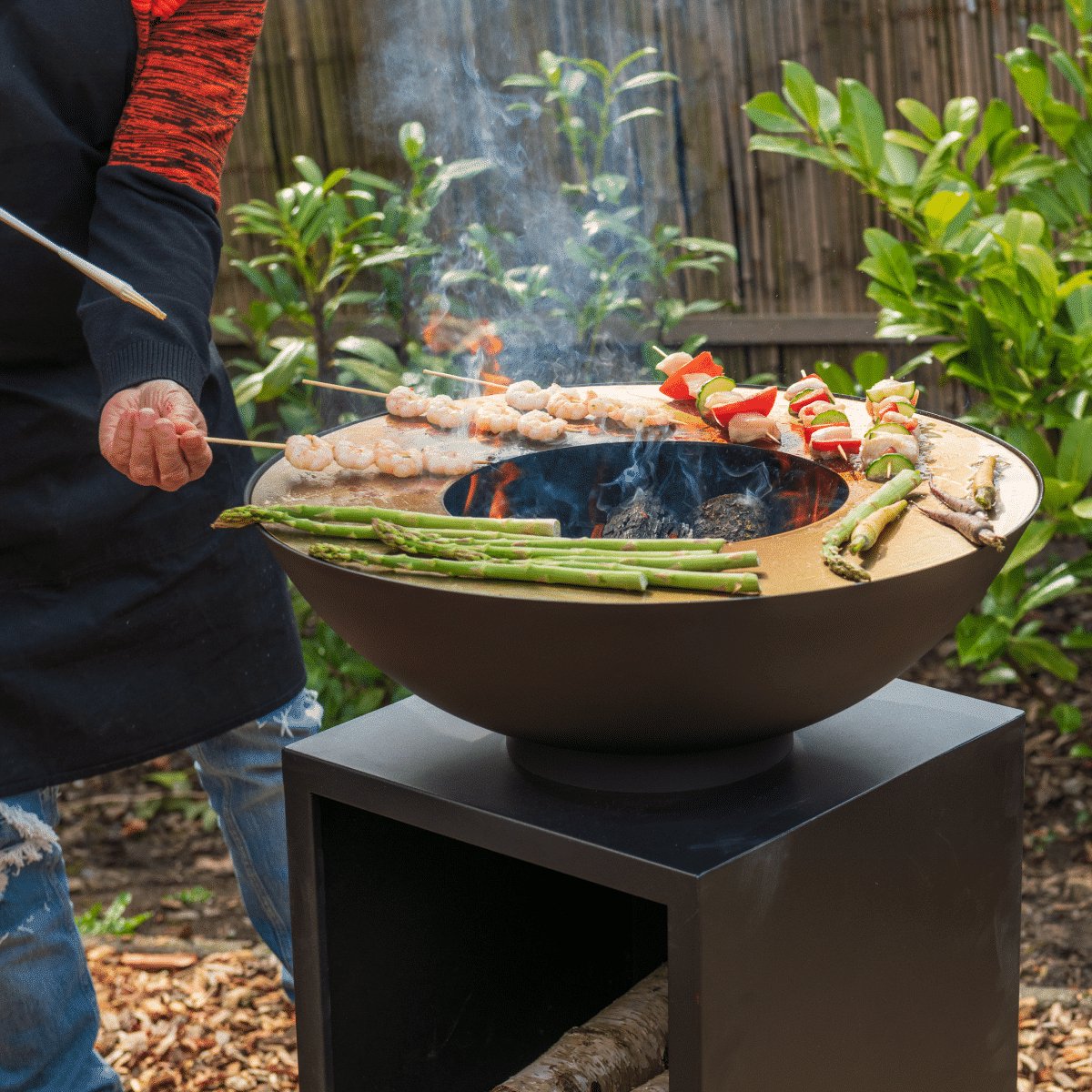 RedFire Onyx Classic Vuurschaal BBQ - Ø 60 cm - Zwart