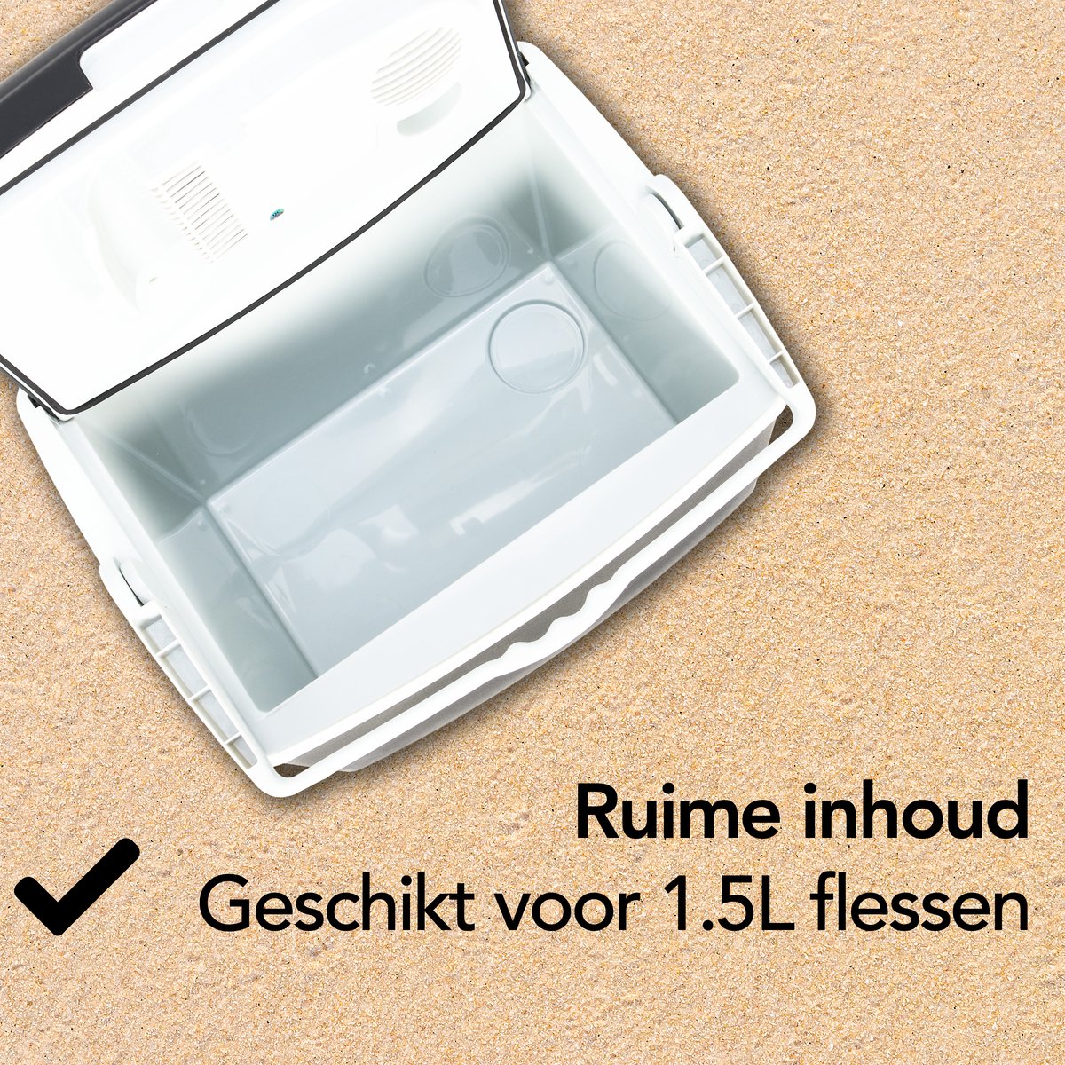 Aviro Elektrische Koelbox - 30L - Coolbox - 12V en 230V - Frigobox - Koelen en Verwarmen - Zwart – foto 6