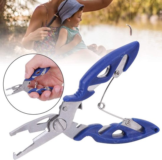 TRUSCEND Zoutwater Visserij Tang, Visaccessoires, Multifunctionele Lijnsnijder, Visuitrusting, Aluminium/Rubber Handvat, Visgerei Geschenken voor
