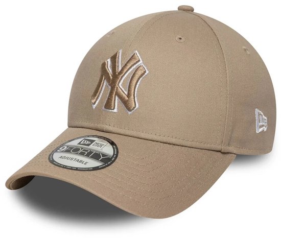 New Era Outline 9fortyâ® New York Yankees Cap 60675524 - Kleur Bruin - Maat 1SIZE
