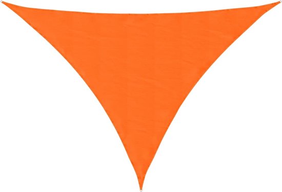 vidaXL - Parasol - triangulaire - 2,5 x 2,5 x 3,5 - m - tissu Oxford - orange
