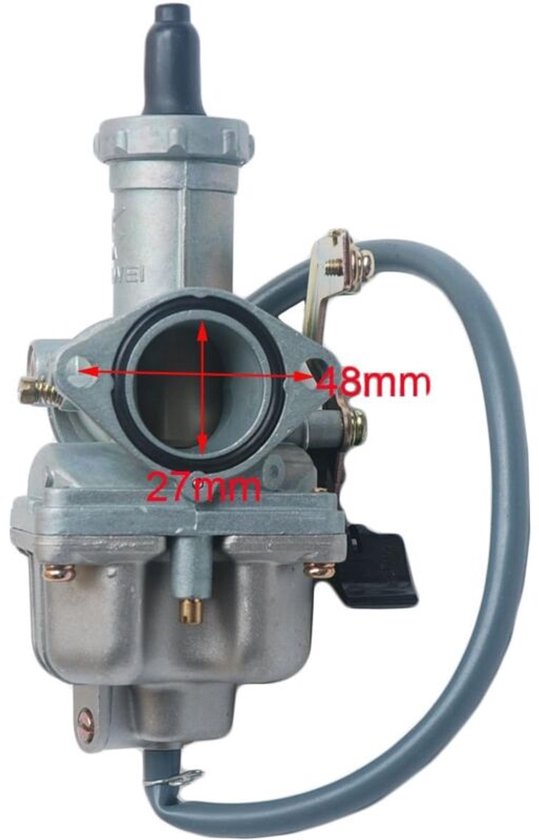 Geschikt voor PZ27 Carburateur voor CG 125cc, 150cc, 200cc, 250cc, 300cc Motor - voor Quad, Go-Kart van Sollon — afbeelding 2