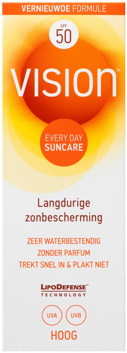 Vision Zonnebrand Every Day Sun SPF 50 - 2 x 90 ml - Voordeelverpakking