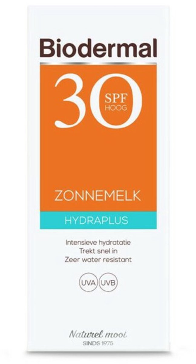 Goedkoopste 3x Biodermal Hydraplus Zonnemelk SPF 30 200 ml