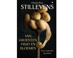Stillevens van groenten, fruit en bloemen