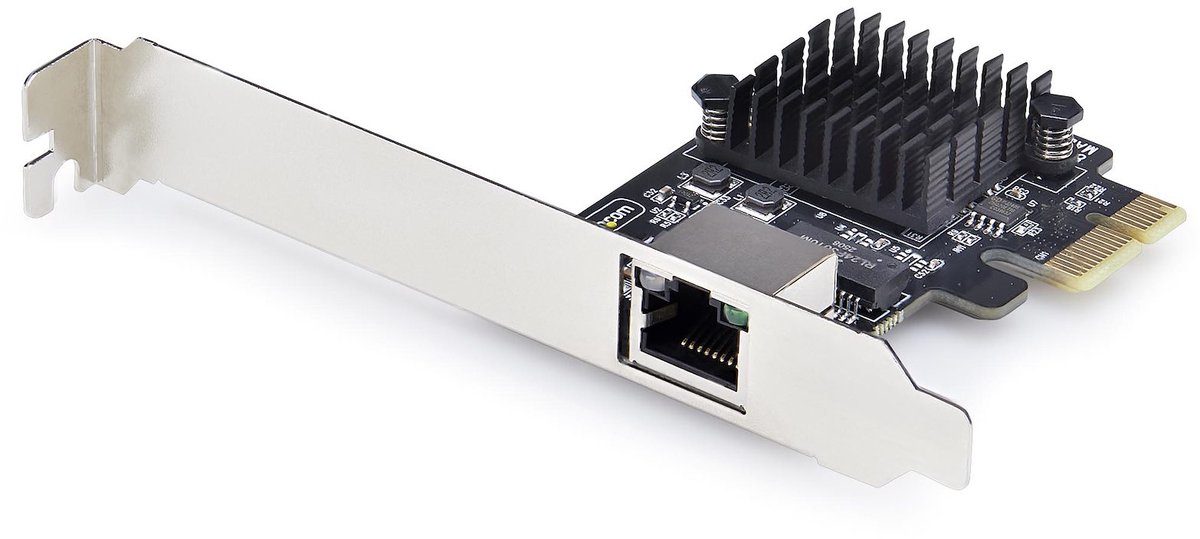 StarTech.com 1-Port 5G Gigabit PCIe Ethernet Adapter Kaart, 5G/2.5G/1G/100M/10M PCI Express Netwerkkaart, Realtek RTL8126, Windows en Linux, TAA Compliant