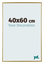 Your Decoration - Fotolijst 40x60 cm - Kunststof - Goud - Evry