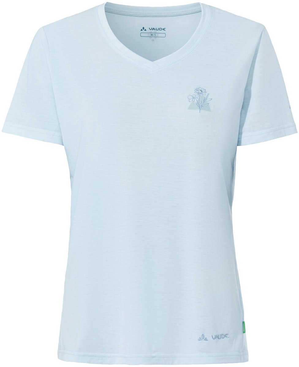 VAUDE Women’s Skomer Print T-Shirt III Dames Outdoorshirt Blauw