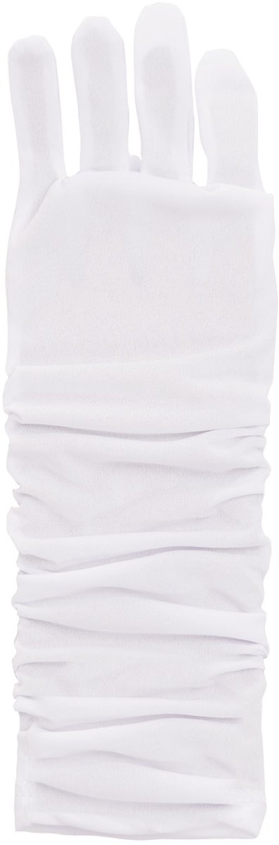 Little Adventures - Witte prinsessenhandschoenen – Ellebooglengte