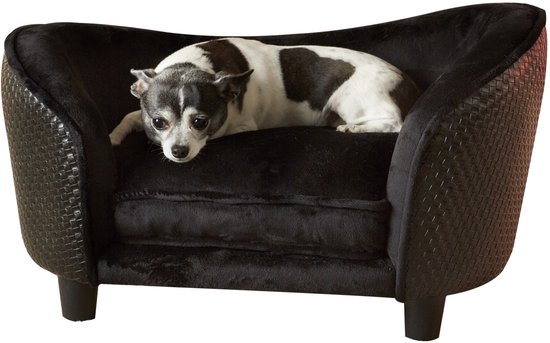 ENCHANTED PET | Enchanted Hondenmand Sofa Ultra Pluche Snuggle Wicker Bruin