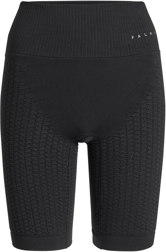 FALKE Cellulite Tights Light Short vochtregulerend functioneel materiaal broek dames zwart - maat S van Merkloos — afbeelding 4