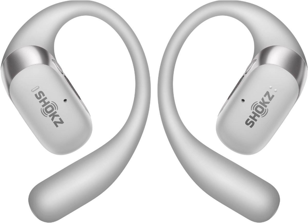 Shokz Openfit 2+ Open-ear Tws Grijs Oordopjes Zilver