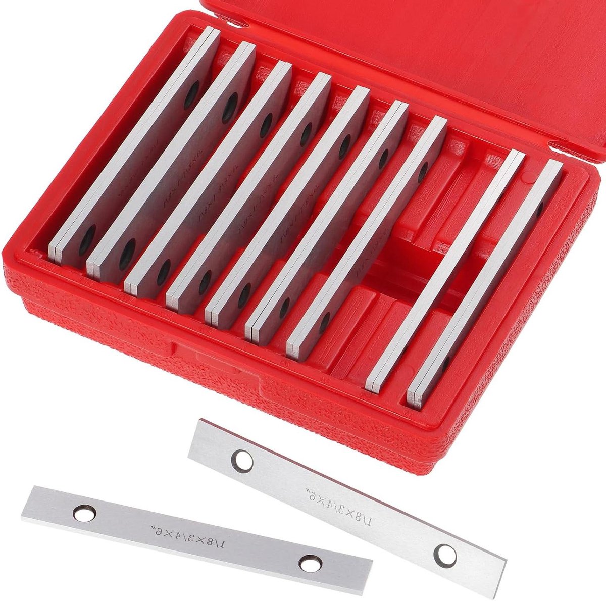 10 Paar Dunne Stalen Parallelle Blokken voor Freesmachine Draaibank - Set van 1/8" - Van 1/2" tot 1-5/8" - Metaalbewerking Gereedschap