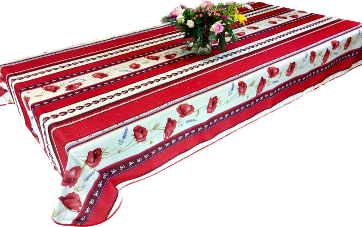 Castelanne patroon vlekbestendig tafelkleed 100% polyester