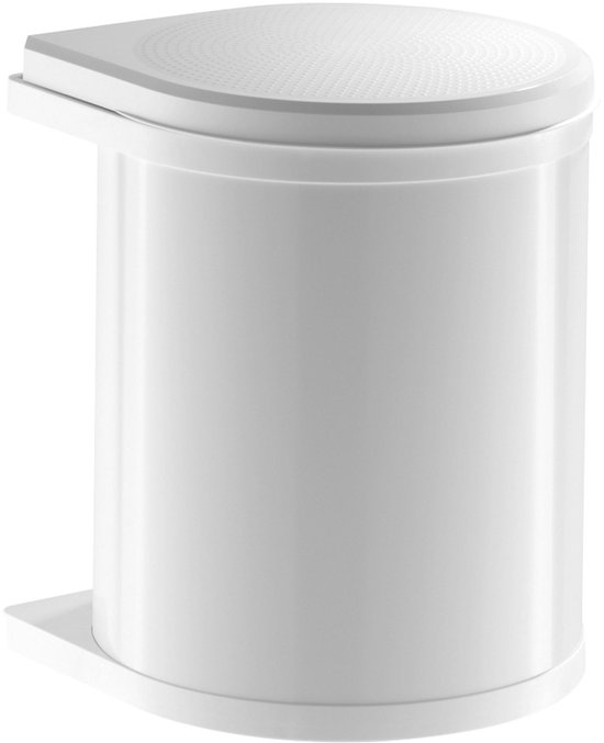 Hailo Mono Inbouw Prullenbak - 15 l - Wit