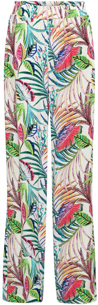 NADINE MULTI LEAF M-Ecru multi - S