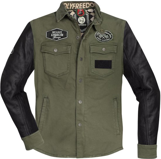 HolyFreedom Lieutenant Bicolor Motor Textieljas - Maat L - Jas