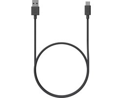 Xtorm Go2 USB-A naar USB-C Kabel - 1 Meter - Extra stevige USB-A Kabels - Snellader - Oplaadkabel geschikt voor Telefoon/Tablet/Ipad - Zwart