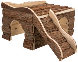 Trixie Huis Ineke 2 Uitgangen Konijn Schorshout 50X38X25 CM