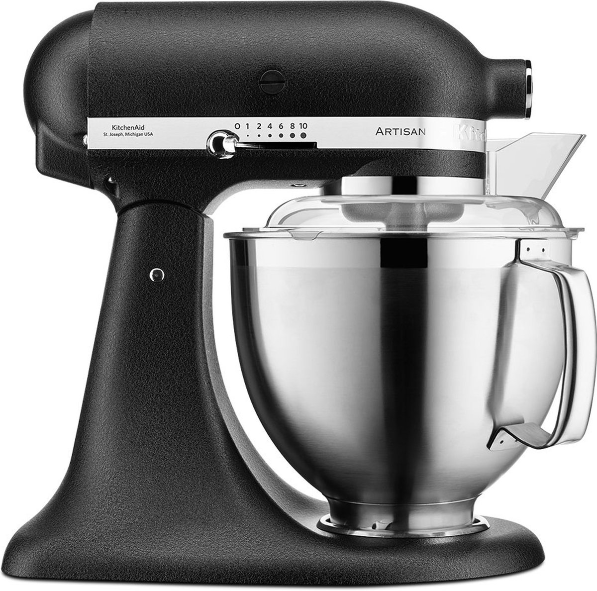 Kitchenaid Artisan keukenmachine 4,8 liter 5KSM185PSEBK - Vulkaanzwart