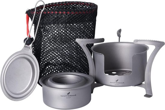 TOAKS Titanium Backpacking Wood Burning Stove STV-11