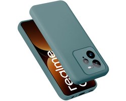 Cadorabo Hoesje geschikt voor Realme GT7 in LIQUID GROEN - Beschermhoes gemaakt van flexibel TPU silicone Case Cover