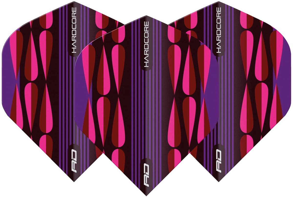 Red Dragon Hardcore Radical Pink Teardrop - Dart Flights