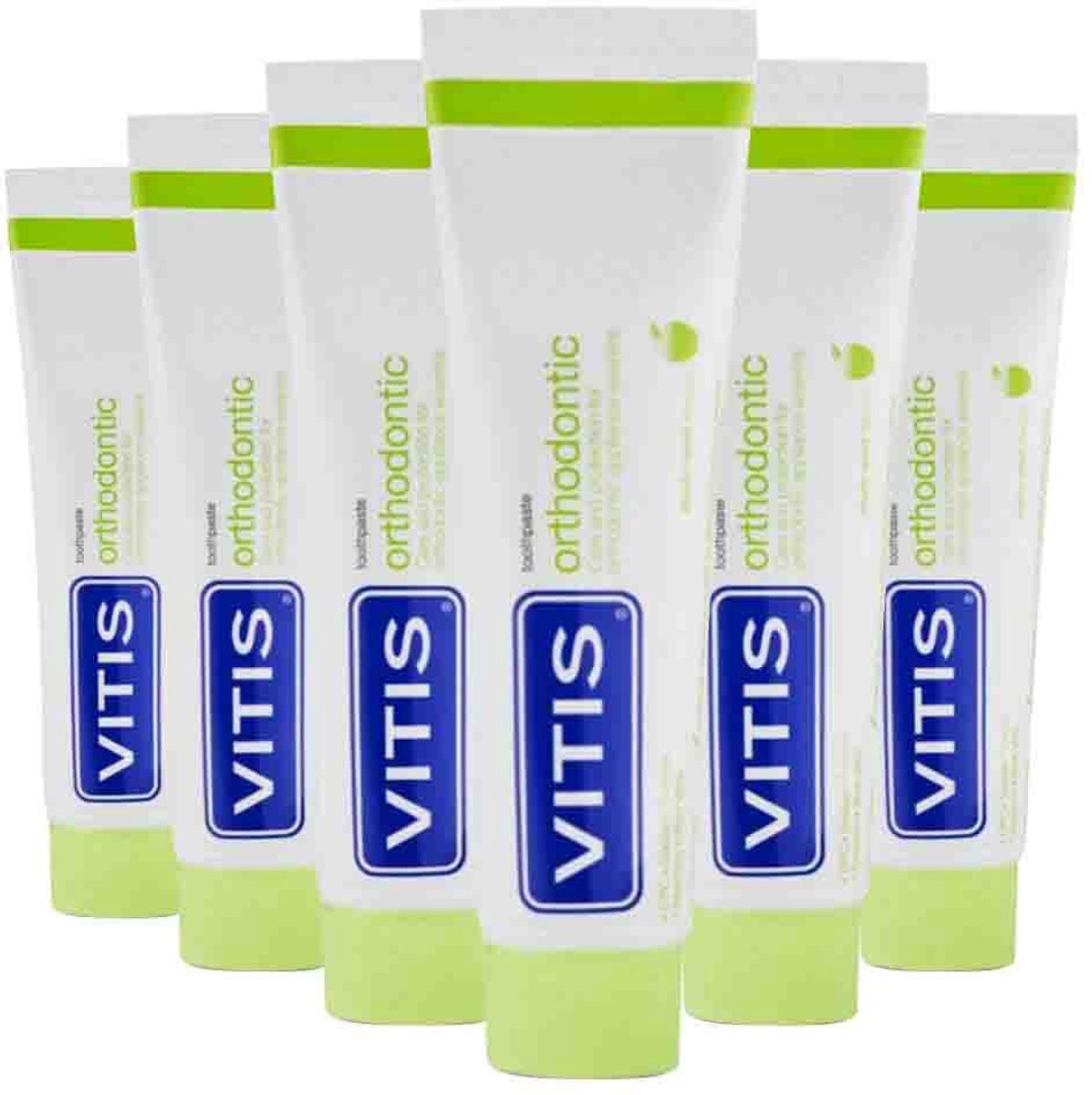 Goedkoopste 6x Vitis Tandpasta Orthodontic 75 ml