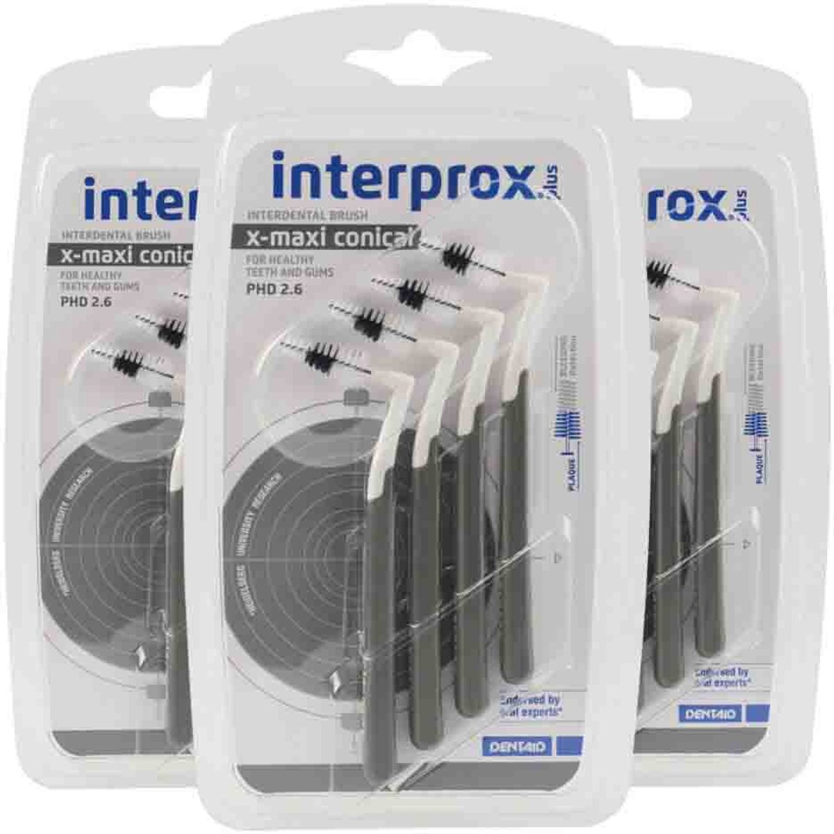 Interprox Plus X-Maxi - 4.5 tot 9 mm - Grijs 3 verpakkingen - Voordeelpakket