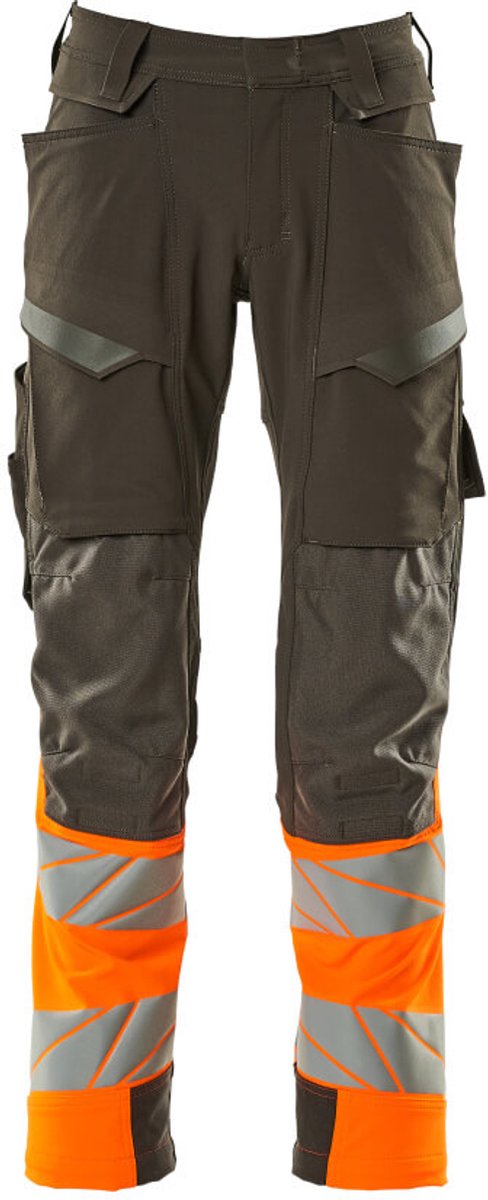 Mascot Accelerate Safe Broek met kniezakken 19179-511 - donkerantraciet/hi-vis oranje - C52 - 76