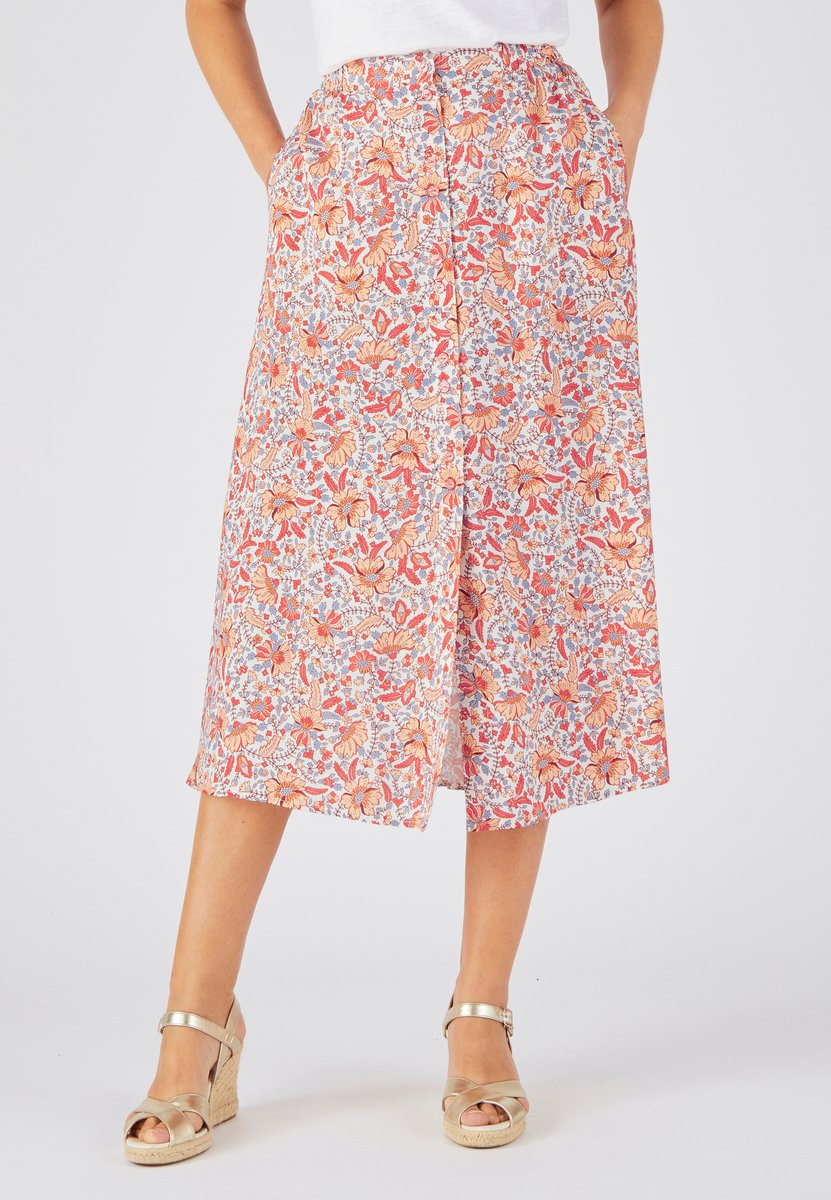 Damart - Rok pure viscose vezels - Dames - Wit - 50