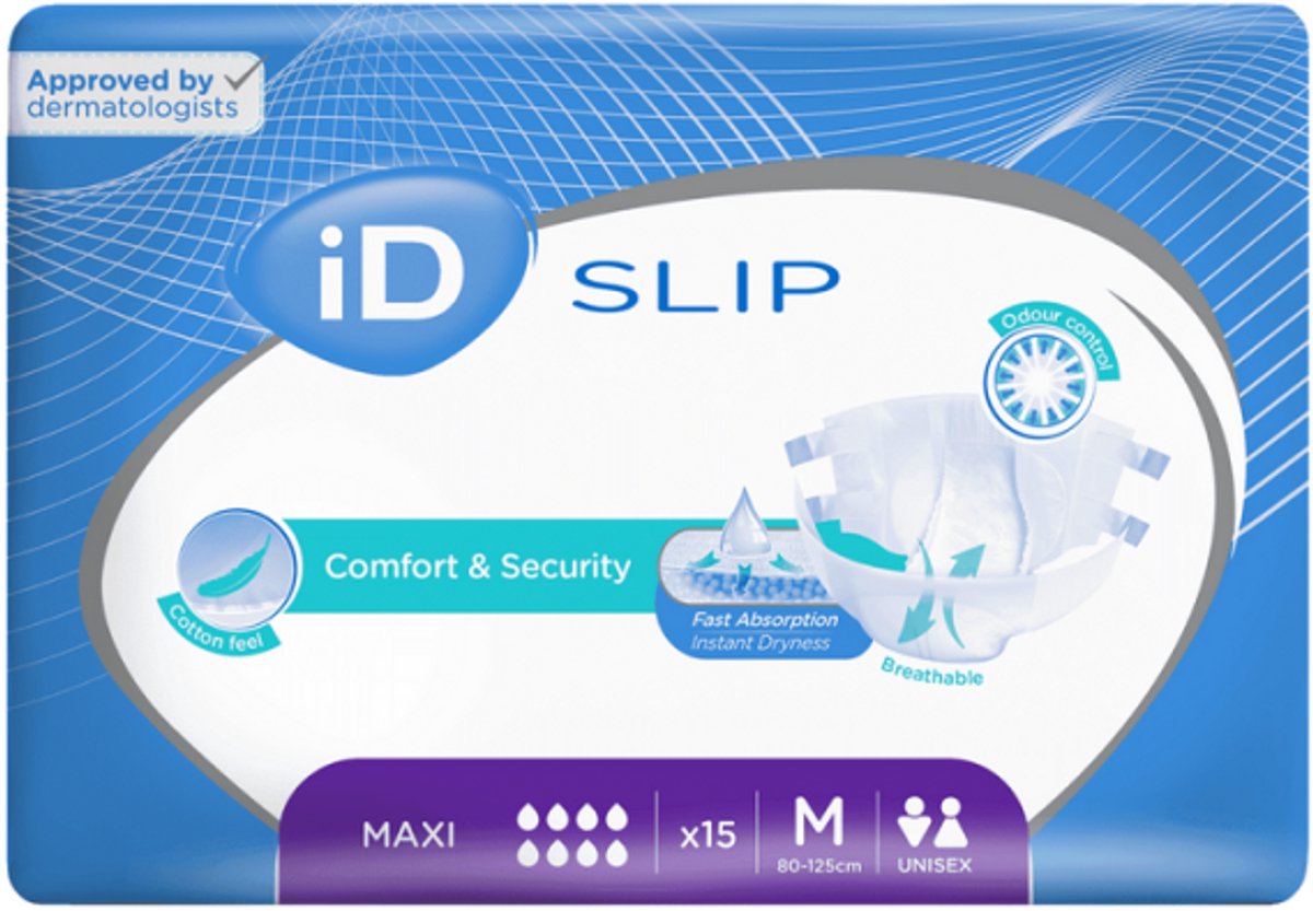 ID Expert Slip Maxi Medium - 1 pak van 15 stuks