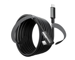 Ugreen - haakse - kabel USB Type C - USB Type C voor 60W opladen / datatransmissie met ondersteuning voor VR-bril - (bijv. - Oculus - Quest - 2) - 5m - zwart - (US551)