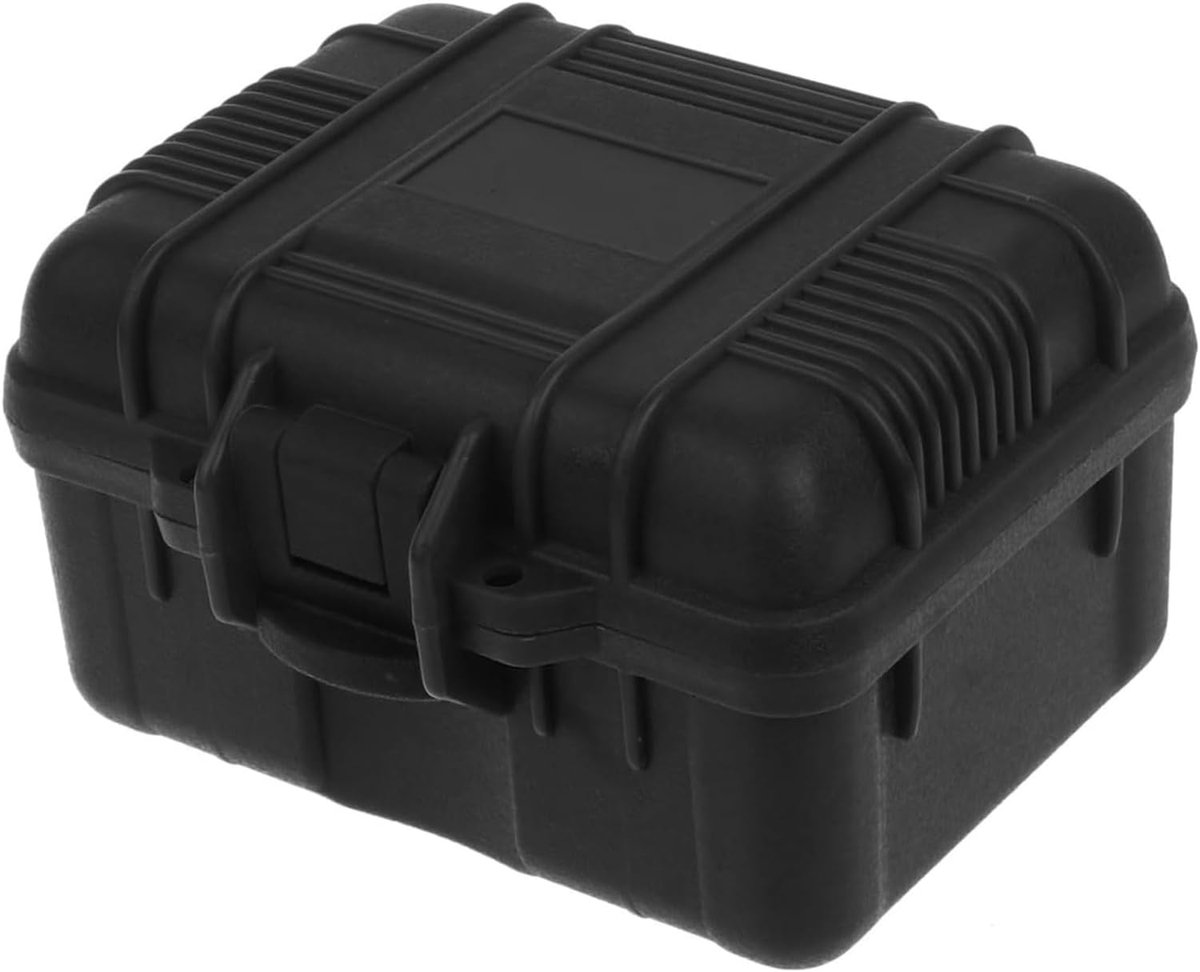 Horloge Box | Horloge Hard Case | Horloge doos | Shock Horloge Etui | Zwarte box voor horloges | Horloge Opbergdoos | Horloge Organizer | Horloge geschenk doos | Smartwatch Horloge box | Opbergbox - Koffer - Houder Sieradendoos | Zacht filt| Zwart