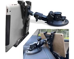 Universele 360° Auto Voorruit Tablethouder – Voor 7" tot 11" Tablets & Grote Smartphones - Raam en Dashboard Tablet Houder Auto