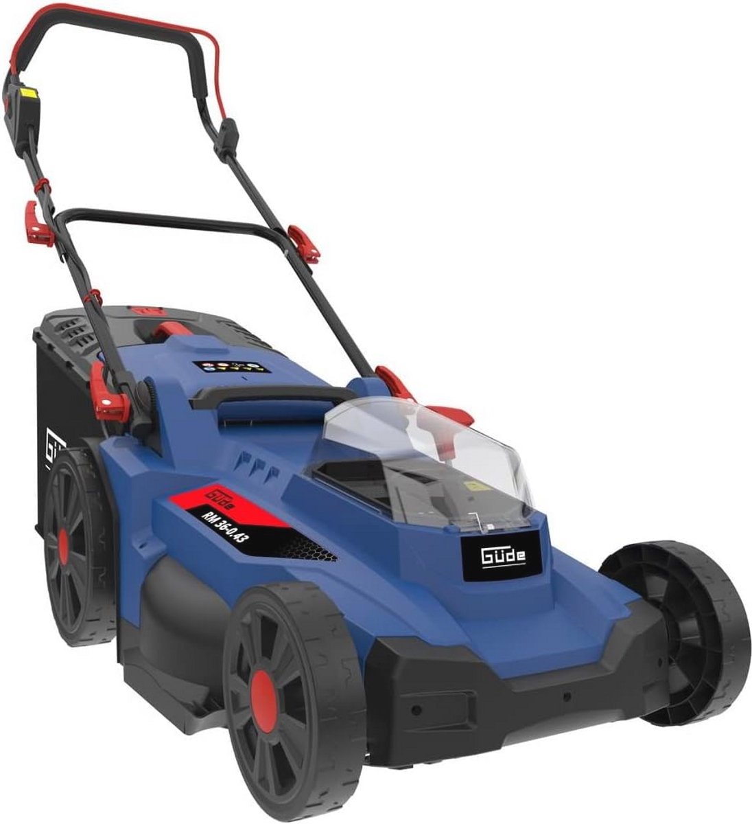 Draadloze Accu Grasmaaier - 36V, Borstelloze Motor, 430mm Maaibreedte, 6-voudige Maaihoogte