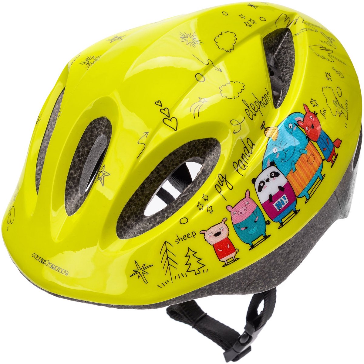 Meteor - Fietshelm - KS05 S 48-52 cm - Dierenvrienden