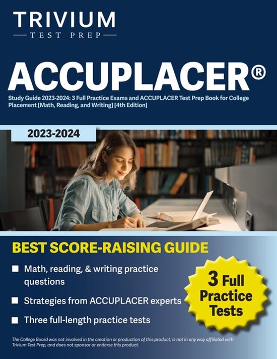 ACCUPLACER(R) Study Guide 2023-2024 - cover