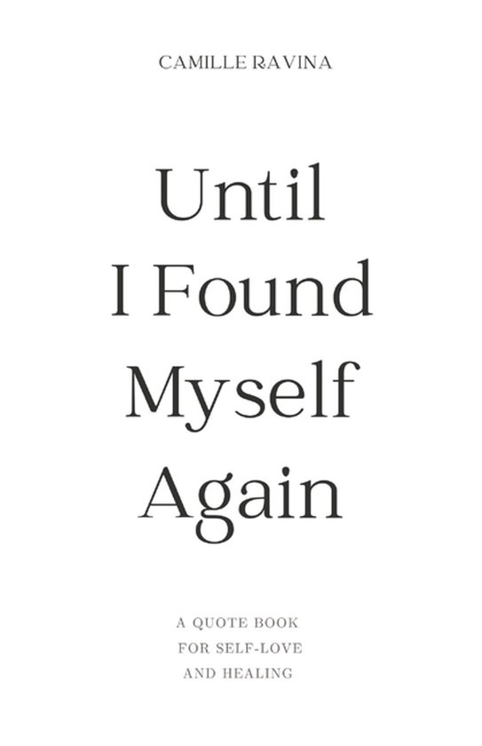 Until I Found Myself Again - cover