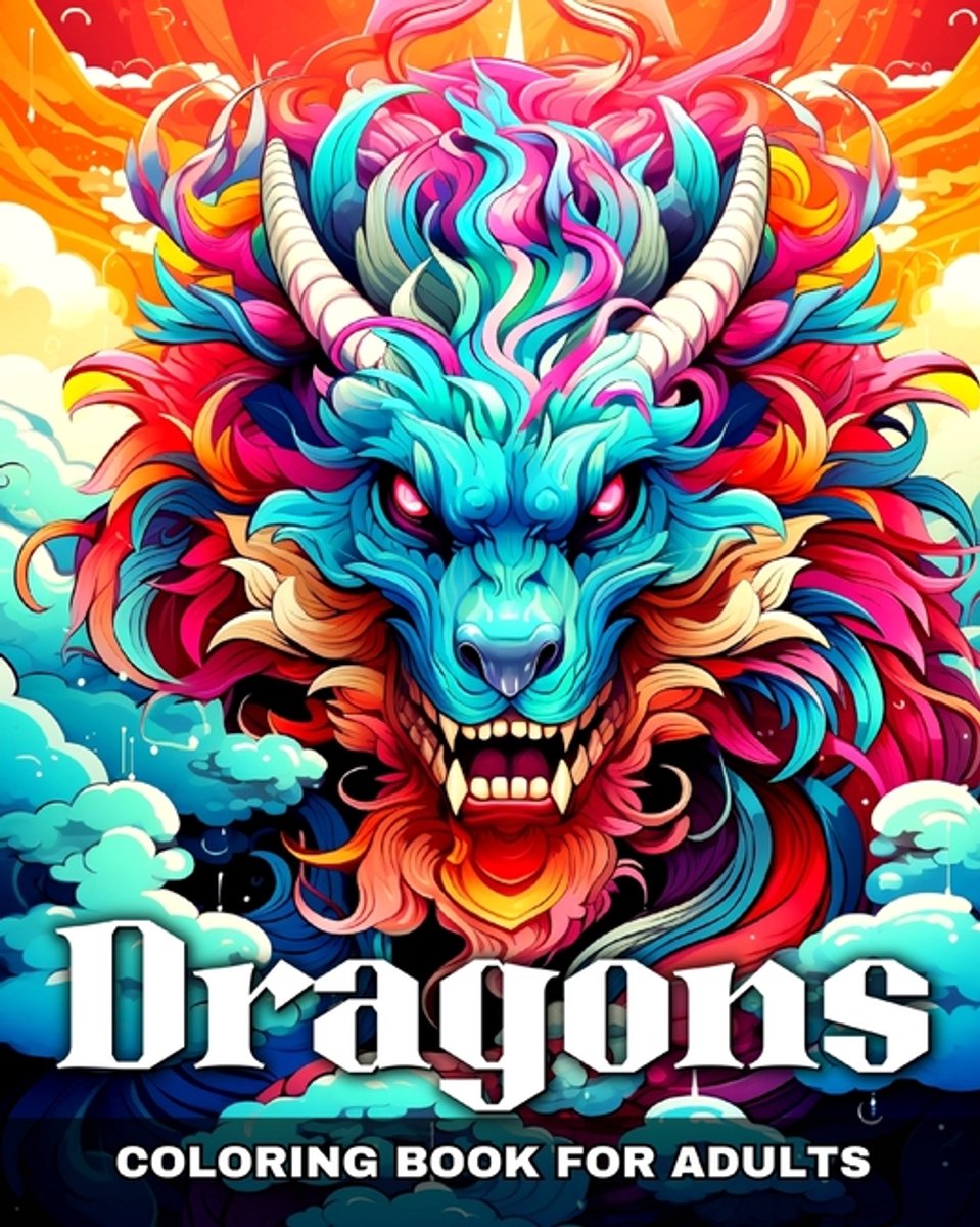 Dragons Coloring Book For Adults van Regina Peay