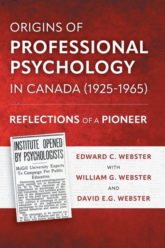 Origins of Professional Psychology in Canada (1925-1965) - cover