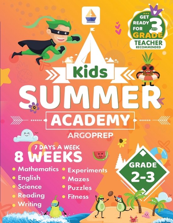 Kids Summer Academy by ArgoPrep - Grades 2-3 - cover
