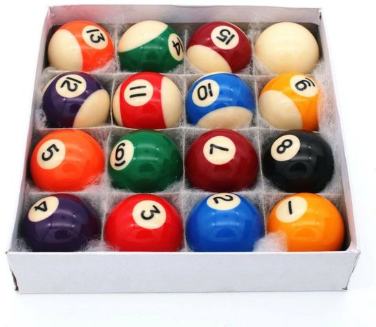 Pegasi Poolballen set 38mm - Voor Mini Pooltafels - Fenolhars - A-klasse Pool ballen - Duurzaam4