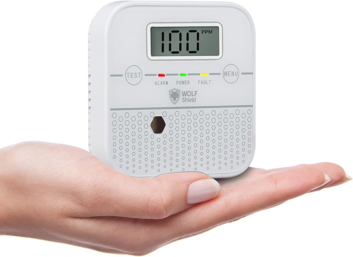 Koolmonoxide Alarm - Draagbare Mini CO-detector met 10 Jaar Batterijduur en Testfunctie