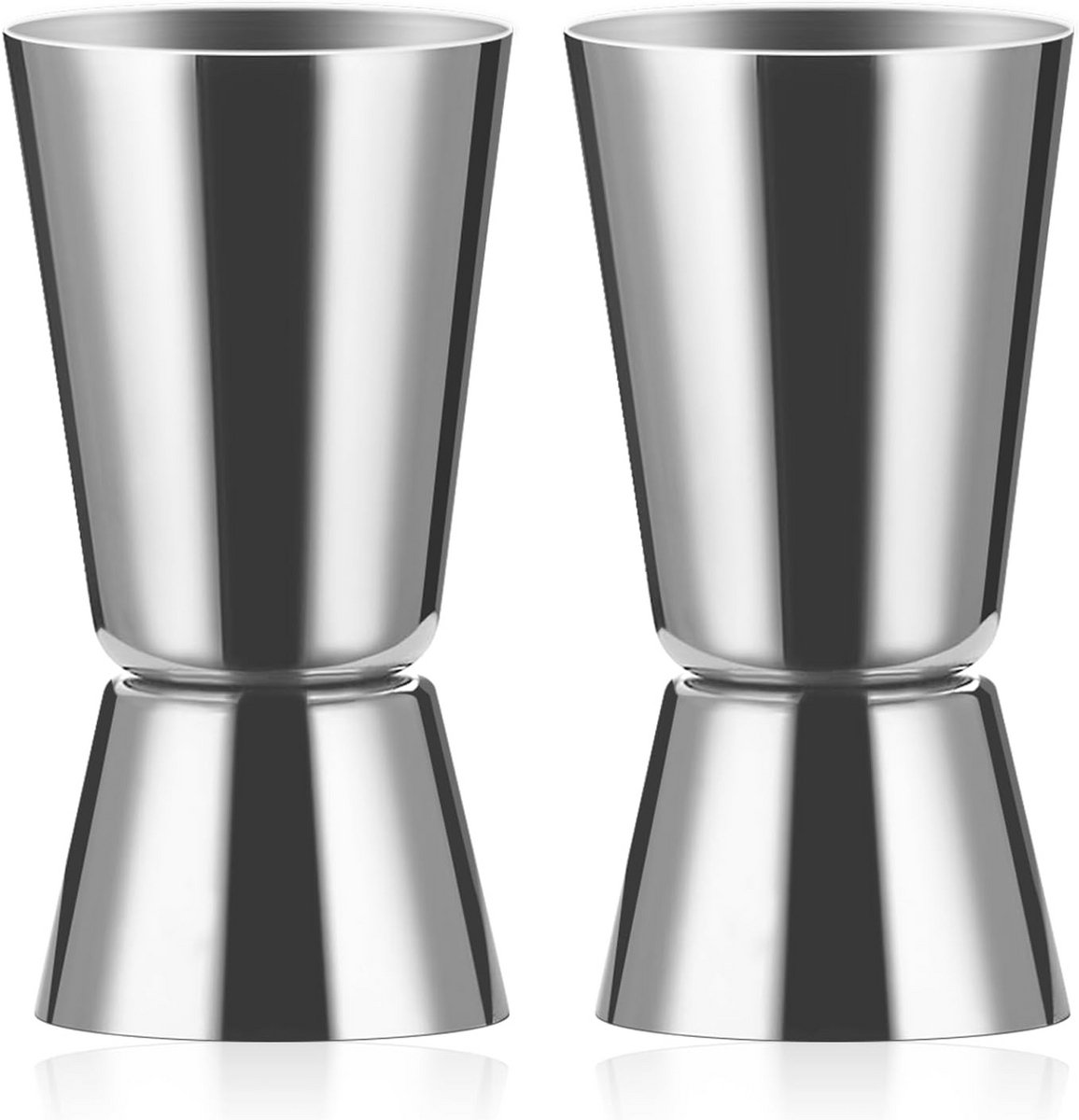 Cocktailmaatbeker Dubbel - 20/40 ml - 2 Stuks voor Nauwkeurig Mening