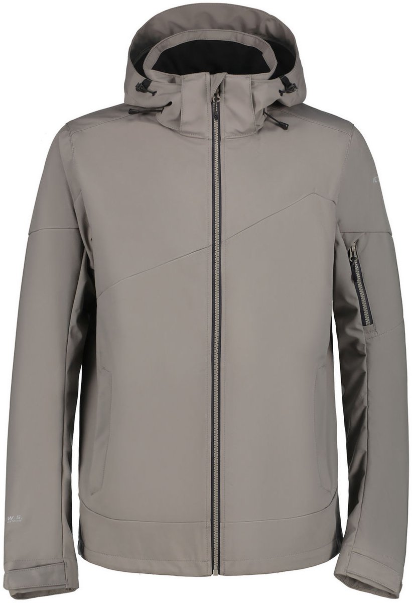 Icepeak Barmstedt M Softshell Jacket – Outdoor Kleding Jassen Winddichte jassen Granite