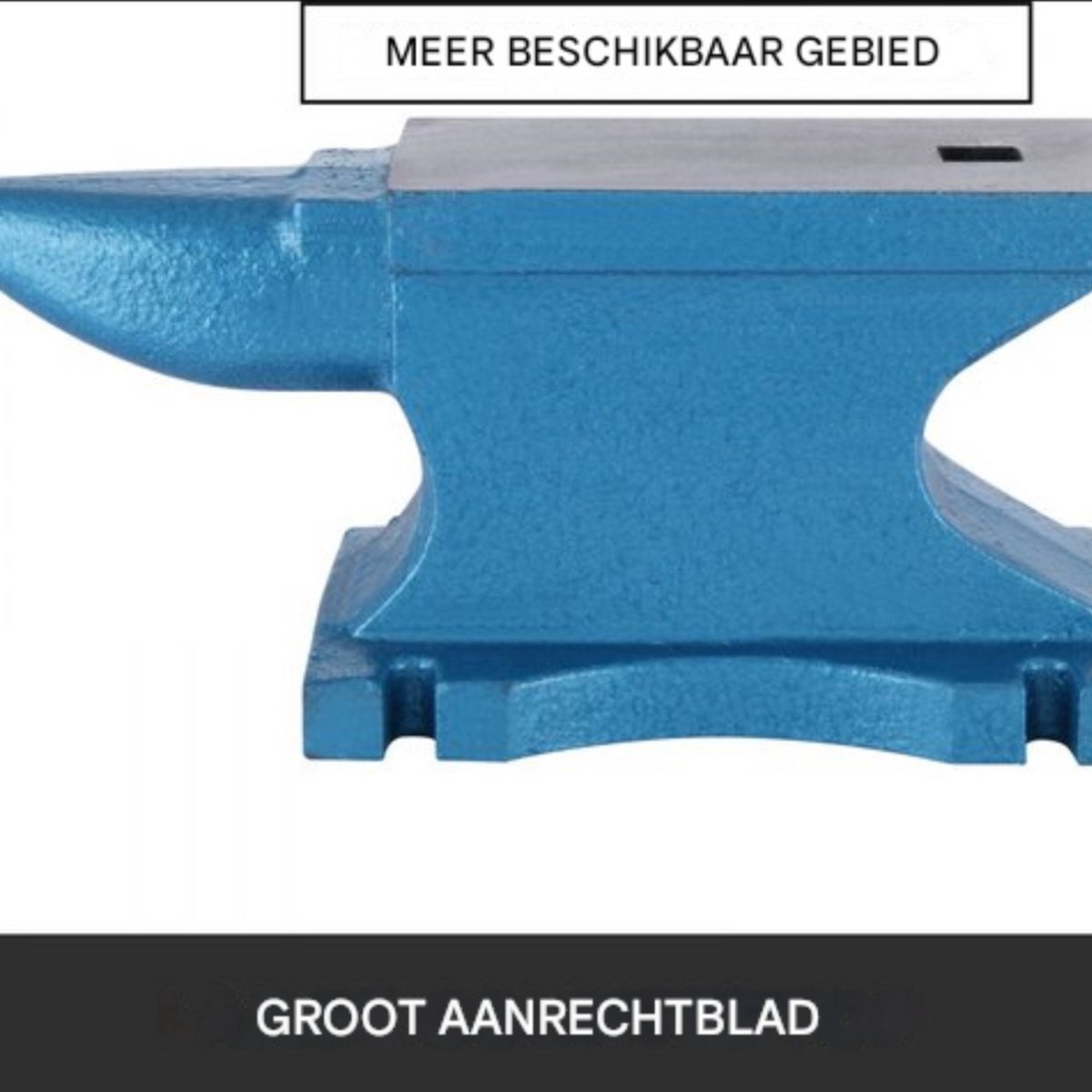 VEVOR Enkelhoornig Aambeeld Gegoten Stalen Aambeeld 25 Kg Rond Hoornig Aambeeld Met Hoge Hardheid Groot Werkblad Stabiele Basis